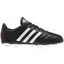 Pantofi fotbal 11 QUESTRA FG copii, negru-argintiu