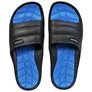 Papuci Slide Shui barbati, negru-albastru