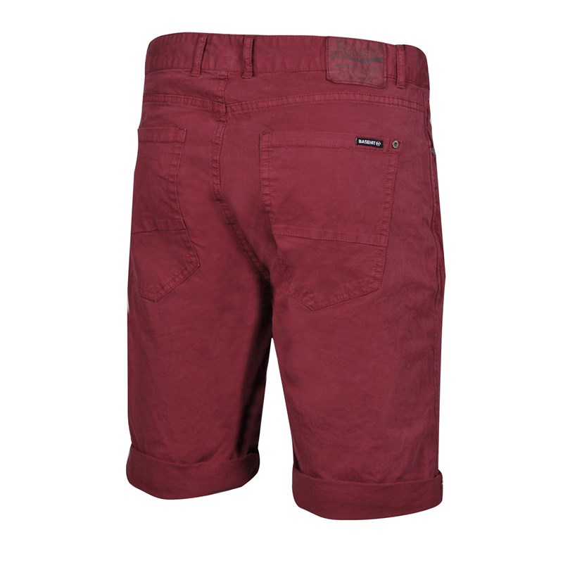 Pantaloni Scurti Casual 5-Pocket barbati, rosu aprins