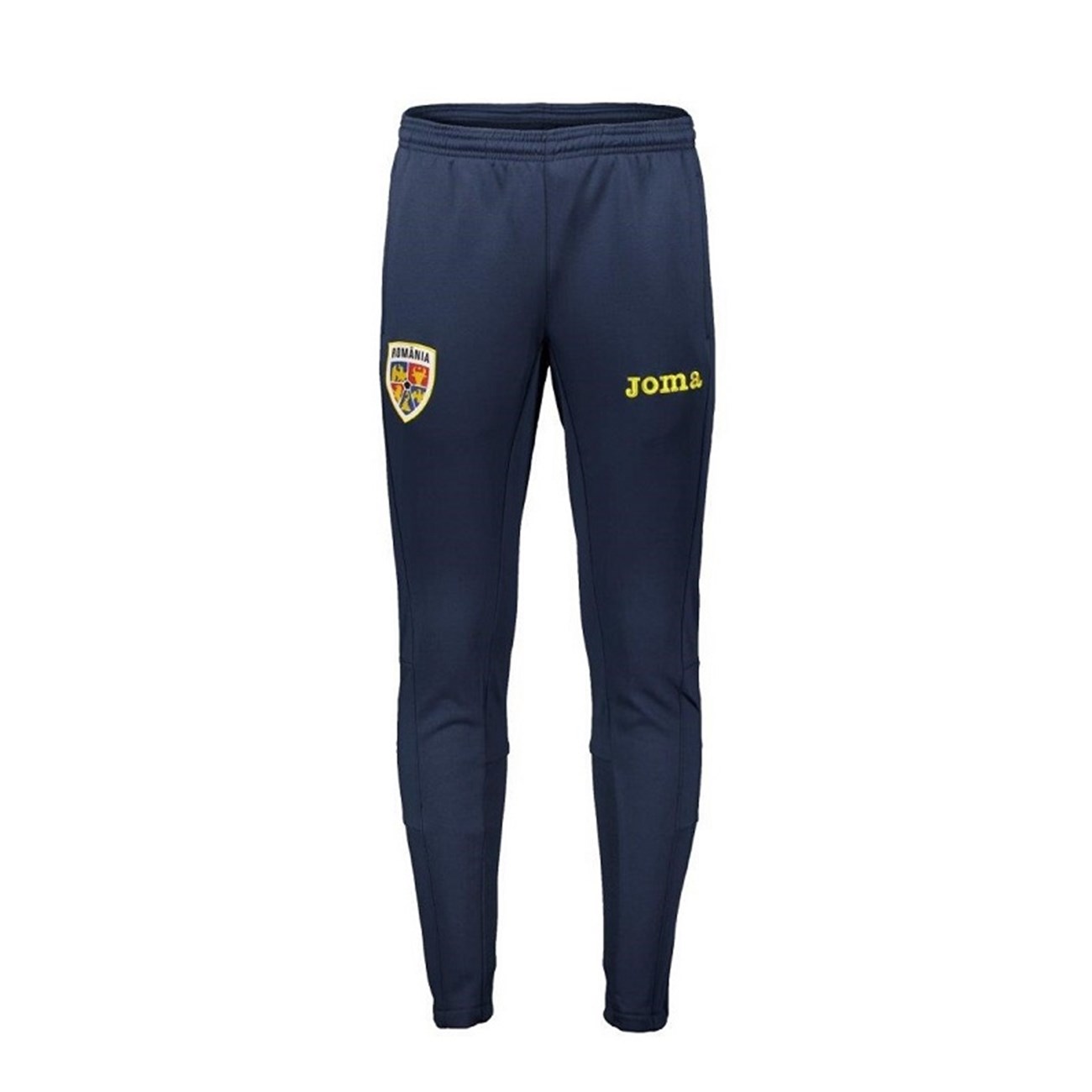 Pantaloni fotbal F.F. ROMANIA albastru pentru antrenament baieti, bleumarin < Descopera gama haine sport copii ✓ 100% originale Reduceri si