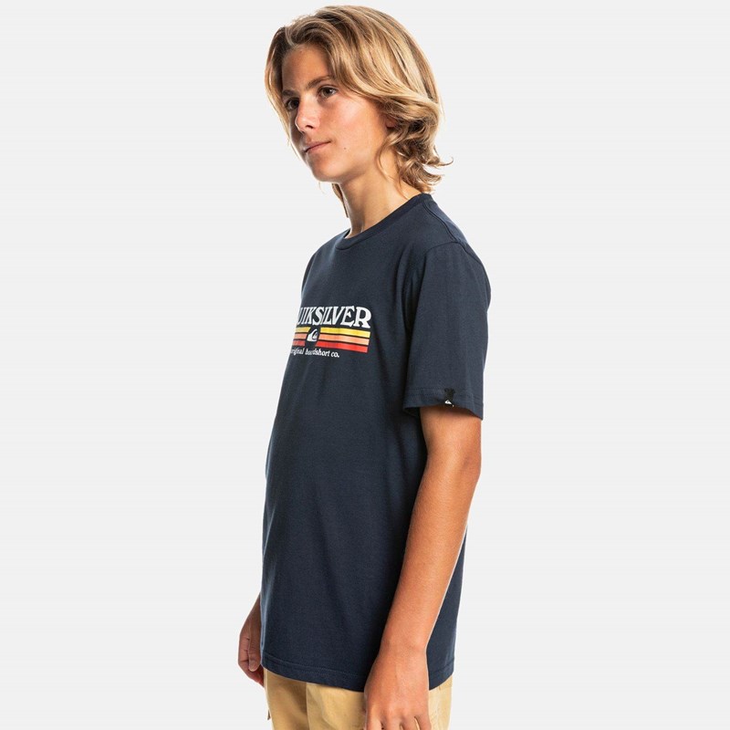 Tricou copii Quiksilver Lined Up