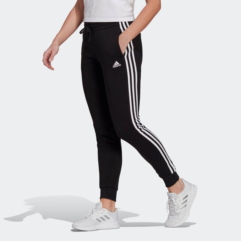 Pantaloni sport dama adidas Essentials Fleece 3-Stripes 