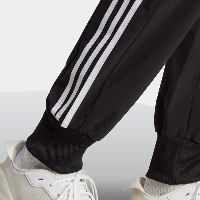 Pantaloni trening barbati Aeroready Essentials Tapered Cuff Woven 3-Stripes