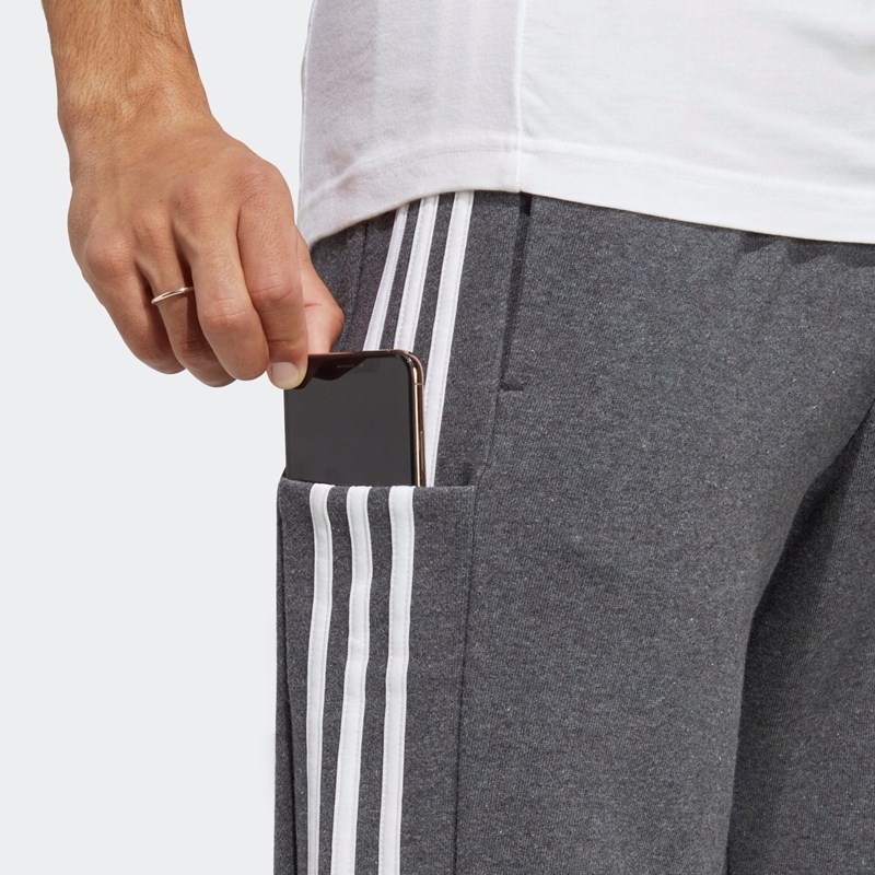 Pantaloni trening barbati Essentials French Terry Tapered Cuff 3-Stripes