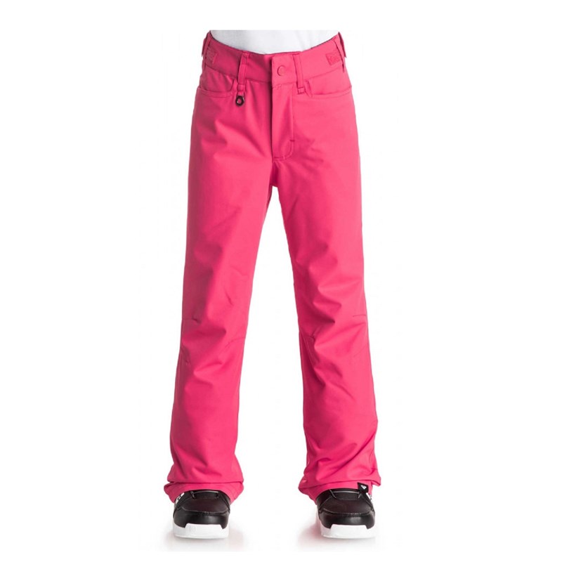 Pantaloni snowboard BACKYARD GIRL PT fete, roz intens